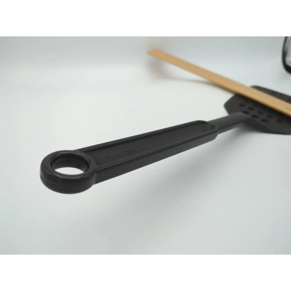 Vtg Farberware Black Nylon Spatula Flipper Heat Resistant‎ 400° F Made In USA